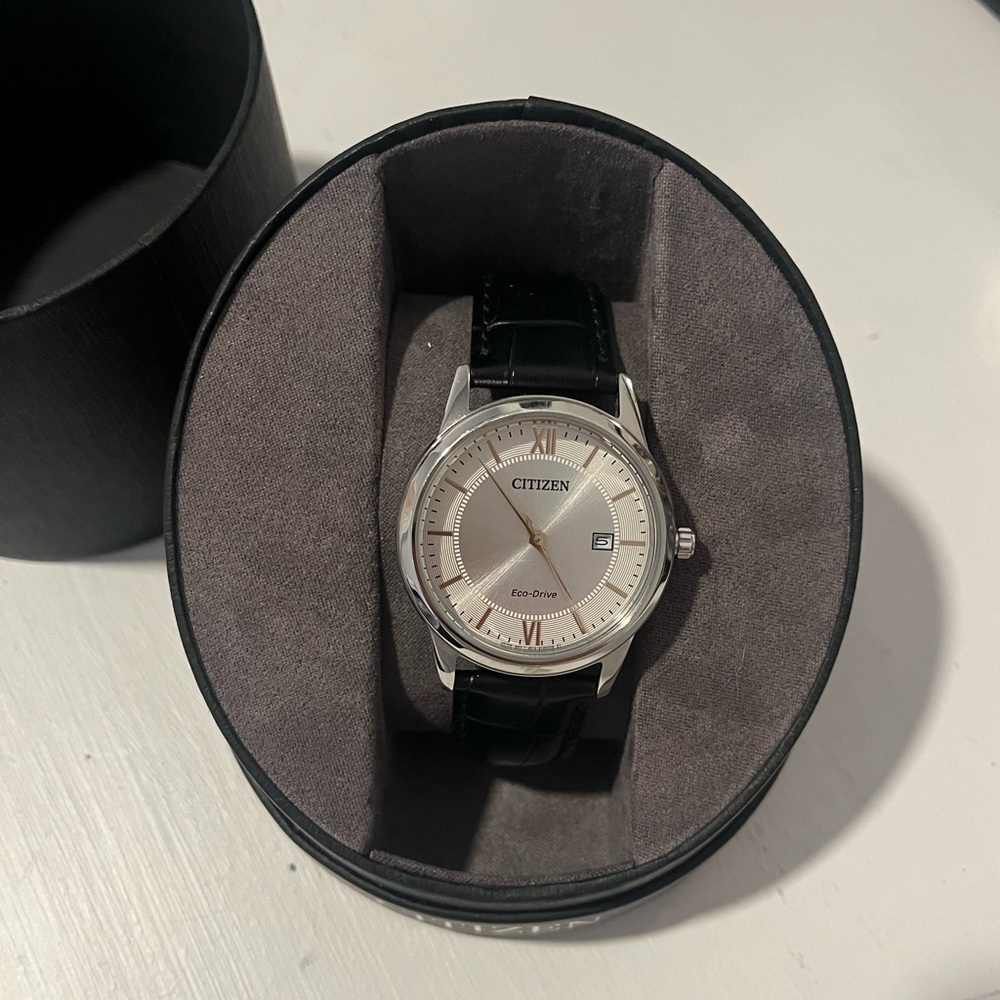 Citizen Corso Watch - black leather band